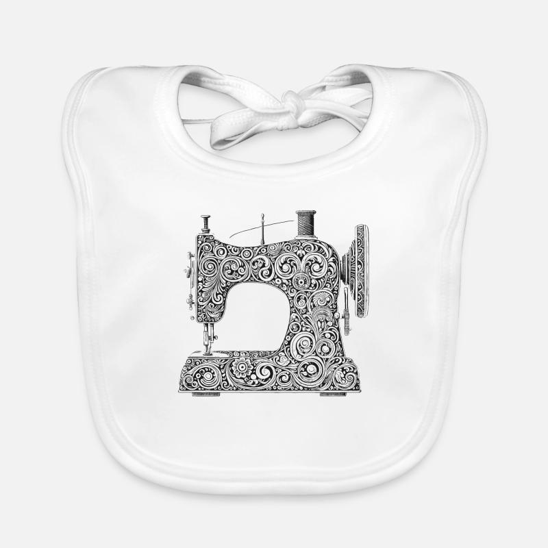 Sewing machine Organic Baby Bibs