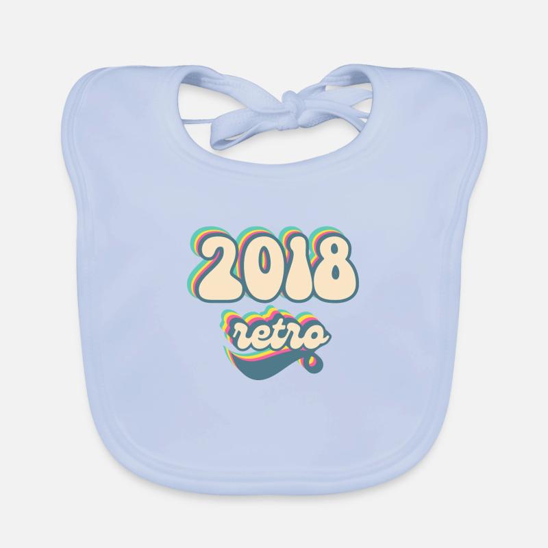 2018 retro idée cadeau Bavoir bio Bébé