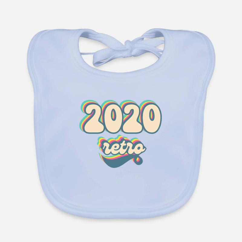 2020 Retro Gift Idea Organic Baby Bibs