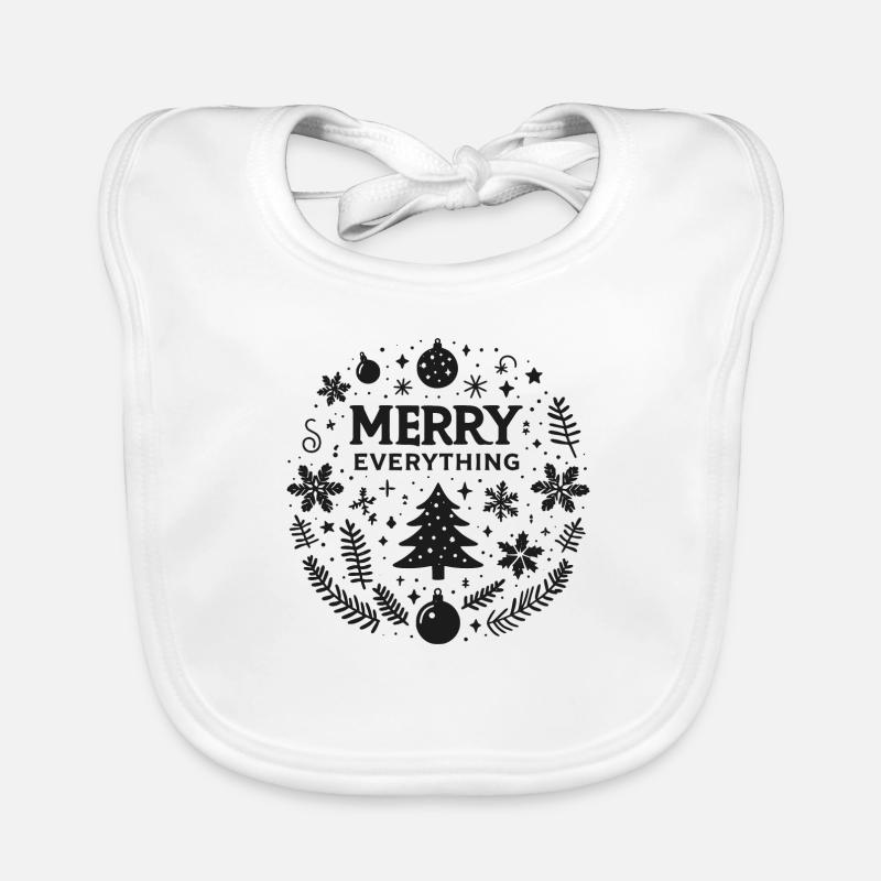 Merry Everything Organic Baby Bibs