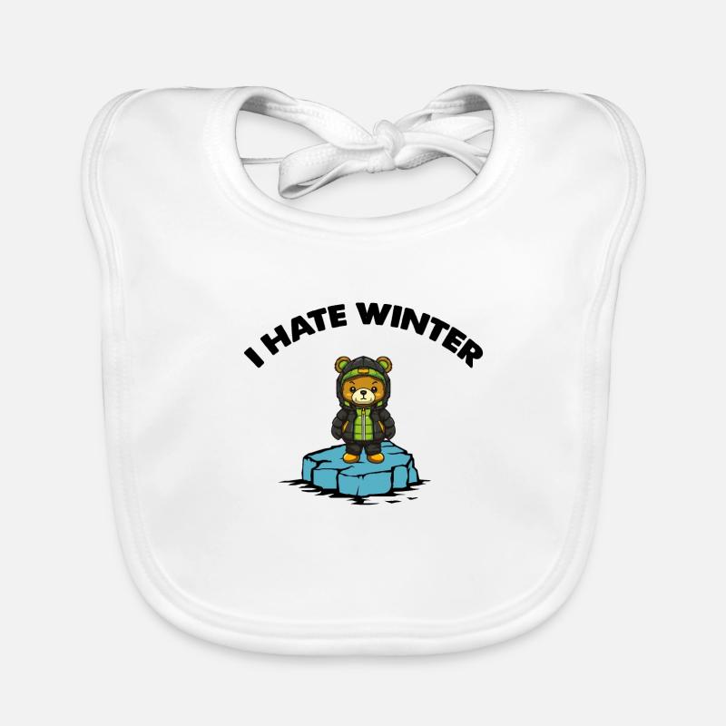 bär eisscholle winter Baby Bio-Lätzchen