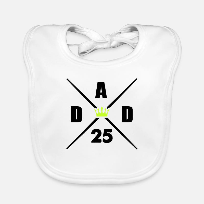 dad 25 Organic Baby Bibs