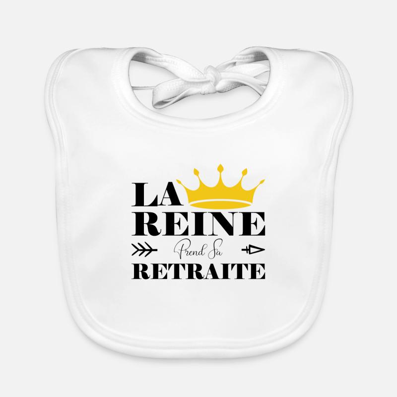 The Queen retires Organic Baby Bibs