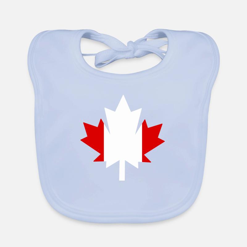 Canada Canada Feuille d’érable Bavoir bio Bébé