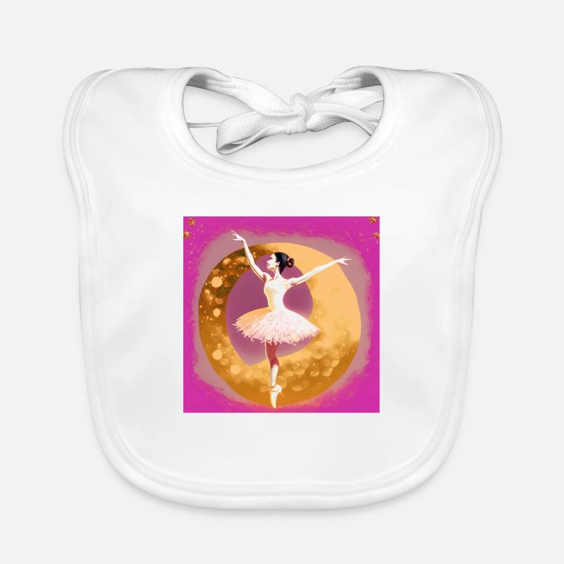 Artistic dance Organic Baby Bibs