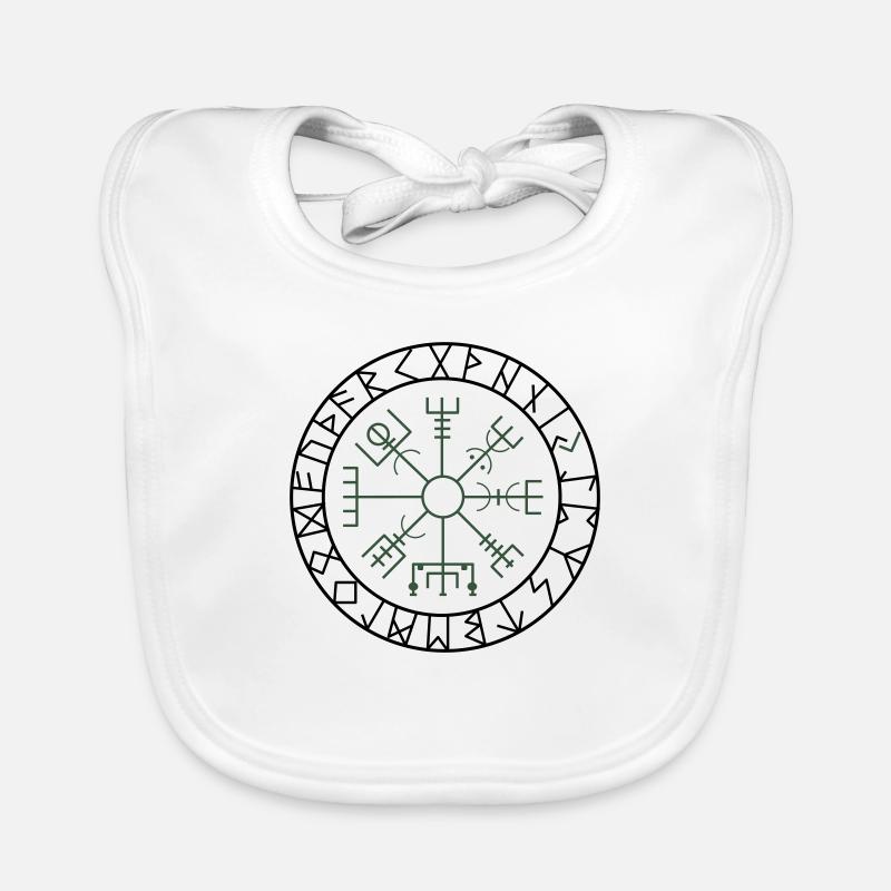 wikinger kompass Baby Bio-Lätzchen