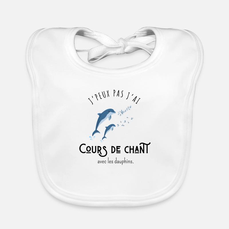 I can't, I have singing lessons with the dolphins Organic Baby Bibs