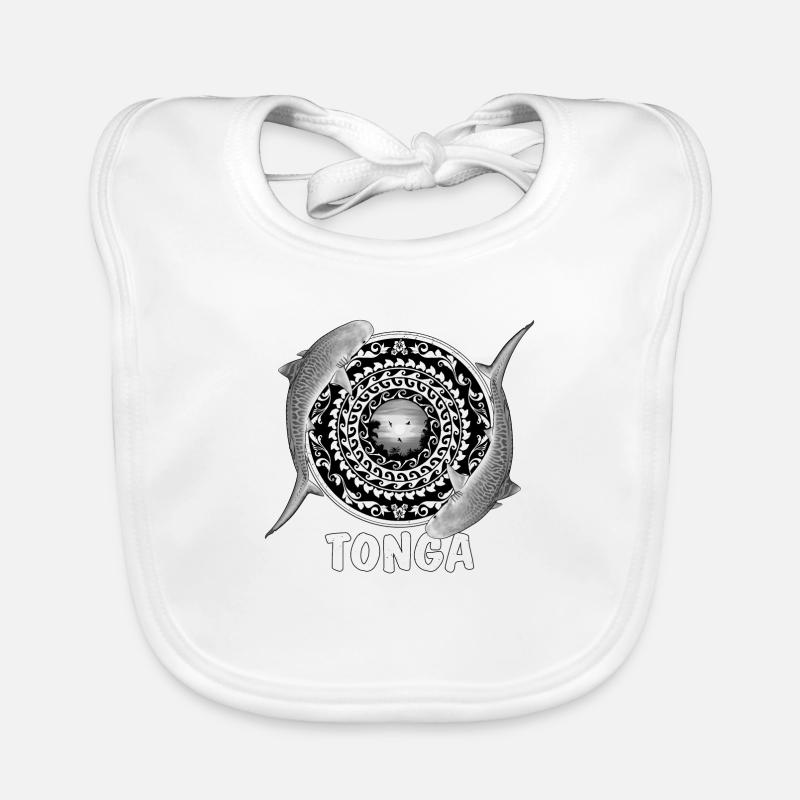 Tonga Tiger Shark Organic Baby Bibs