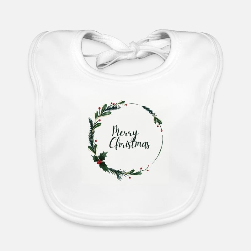 MERRY CHRISTMAS Baby Bio-Lätzchen