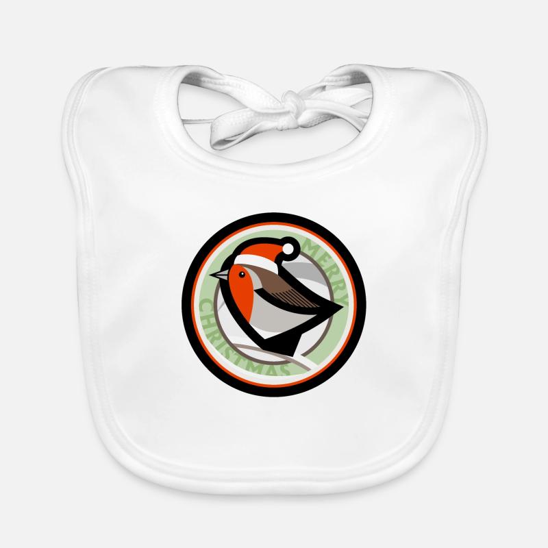 Robin de Noël Bavoir bio Bébé