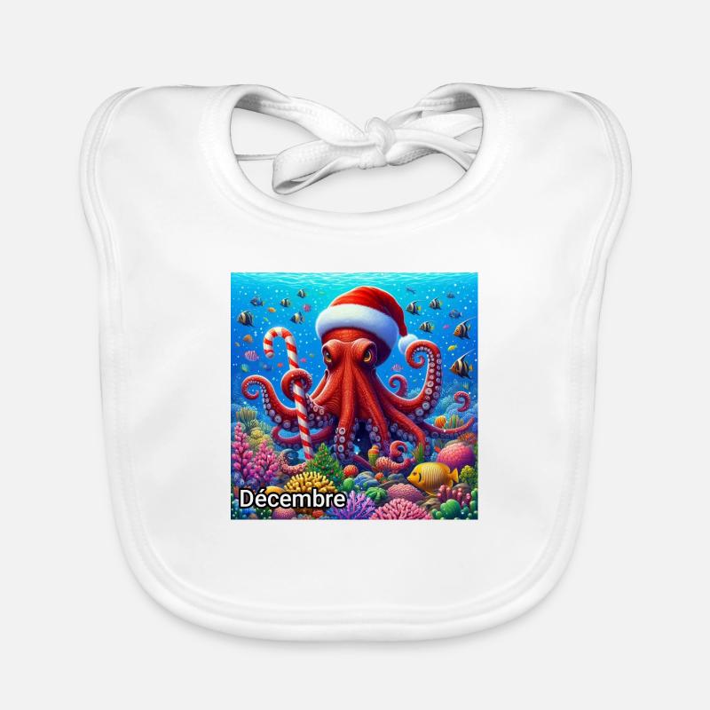 DECEMBRE Bavoir bio Bébé