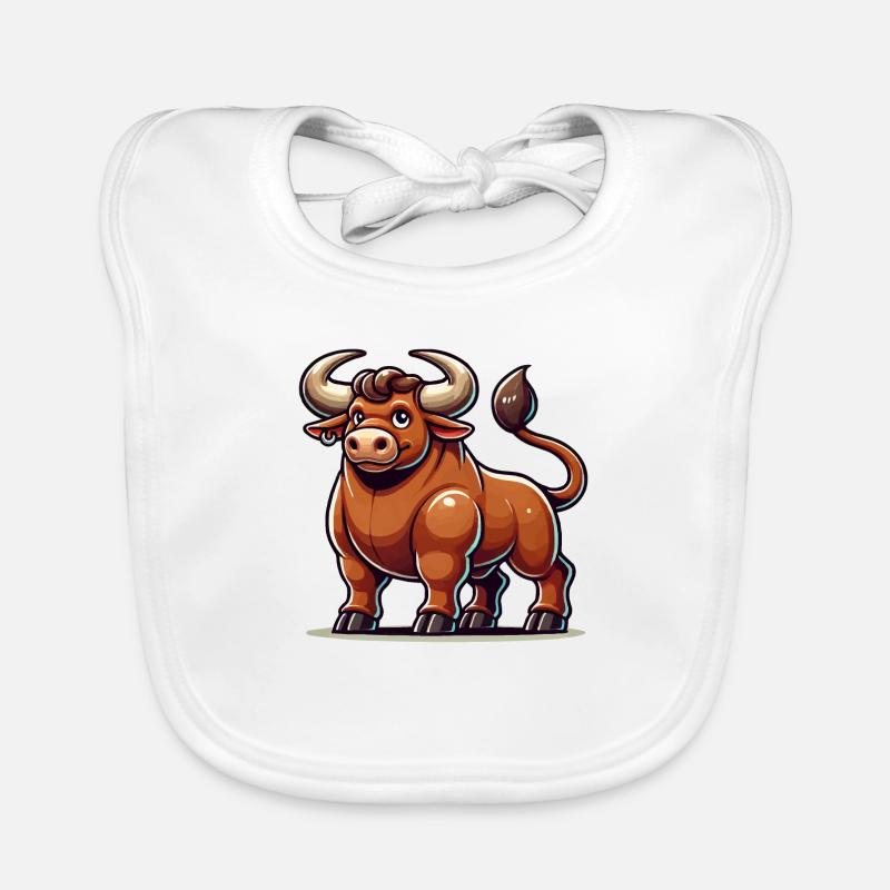 Taurus Comic Organic Baby Bibs