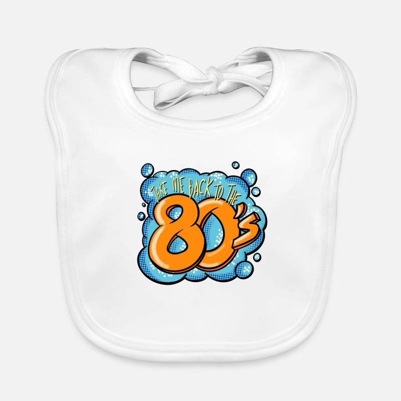 Type des années 80 Bavoir bio Bébé