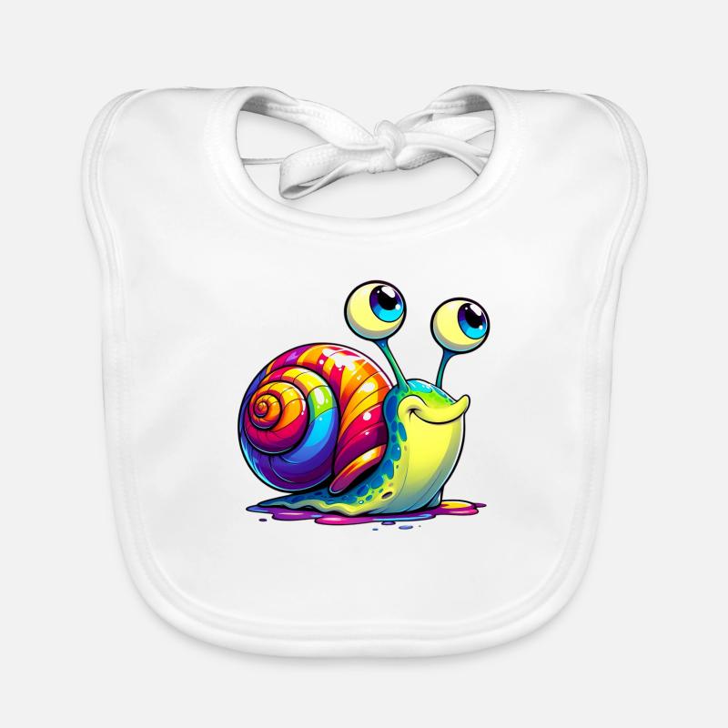 Escargot Bavoir bio Bébé