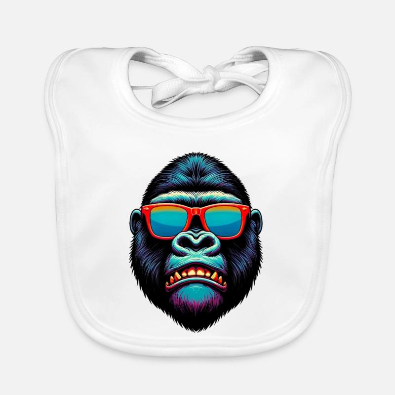 Gorilla Baby Bio-Lätzchen
