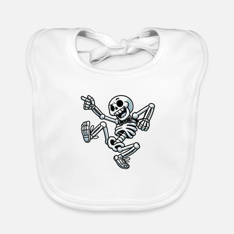 Skull Dancing Baby Bio-Lätzchen