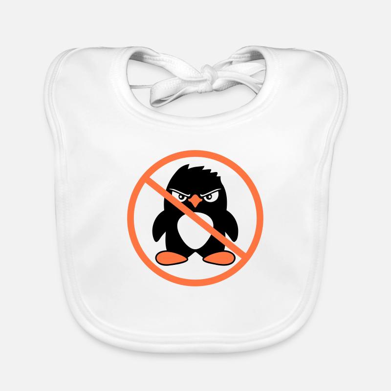Pingouins maléfiques Zone interdite Signe Note Cool Bavoir bio Bébé