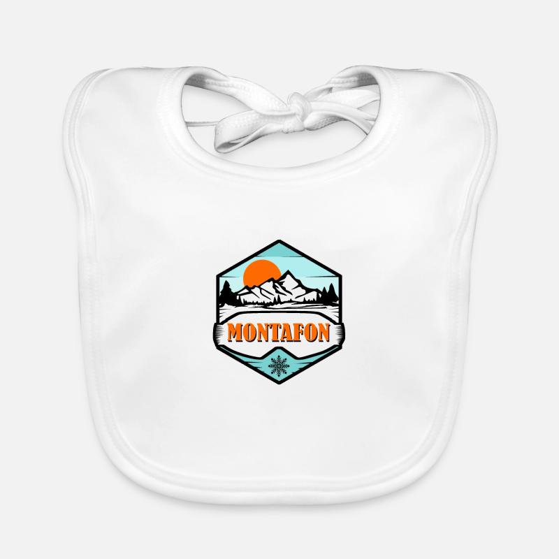 Montafon - Baby Bio-Lätzchen - Weiß
