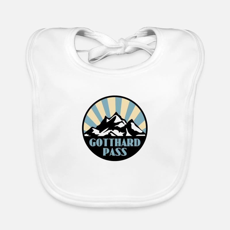 Gotthard Pass Baby Bio-Lätzchen