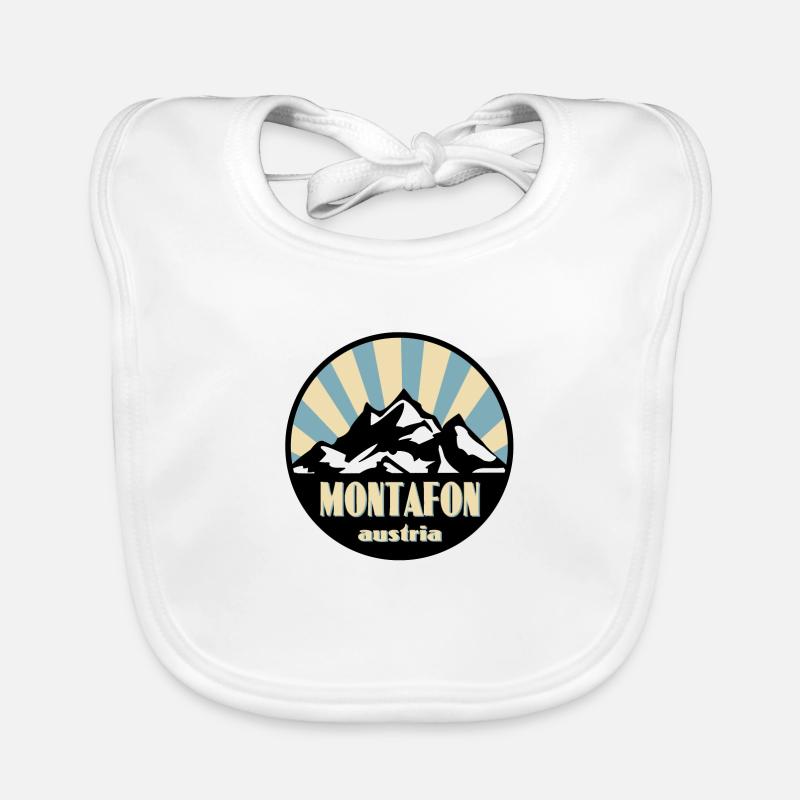 Montafon - Baby Bio-Lätzchen - Weiß