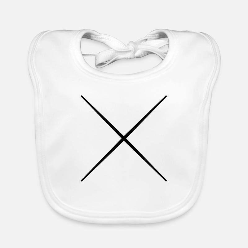 Croce Bavaglino ecologico per neonato
