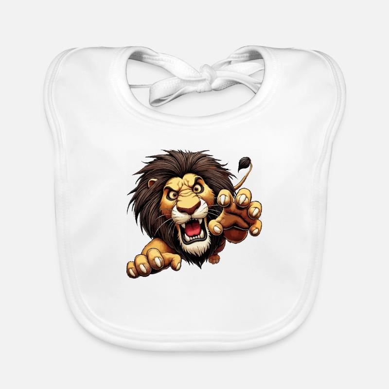 Leo attaque Bavoir bio Bébé