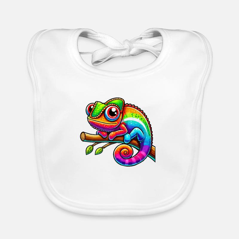 Chameleon Comic Organic Baby Bibs