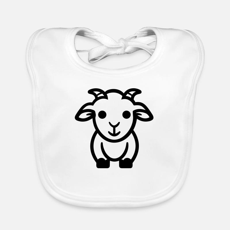 Ziegenbock Baby Bio-Lätzchen