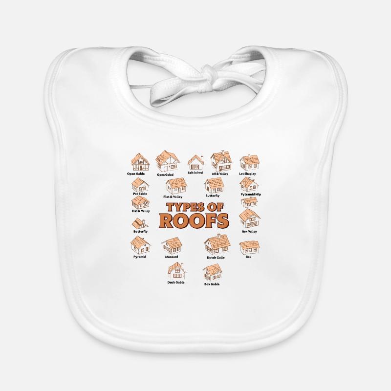 Arten von Dächern Dacharchitekturstile Baby Bio-Lätzchen