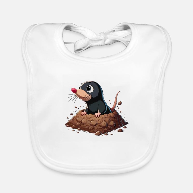 Mole comes from hope Organic Baby Bibs