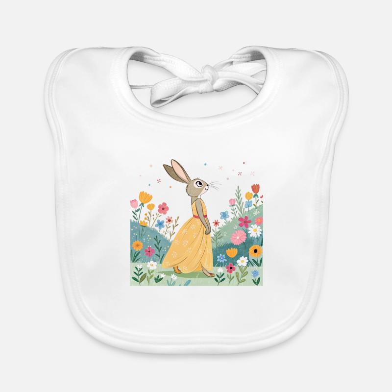 Lapin mignon Bavoir bio Bébé