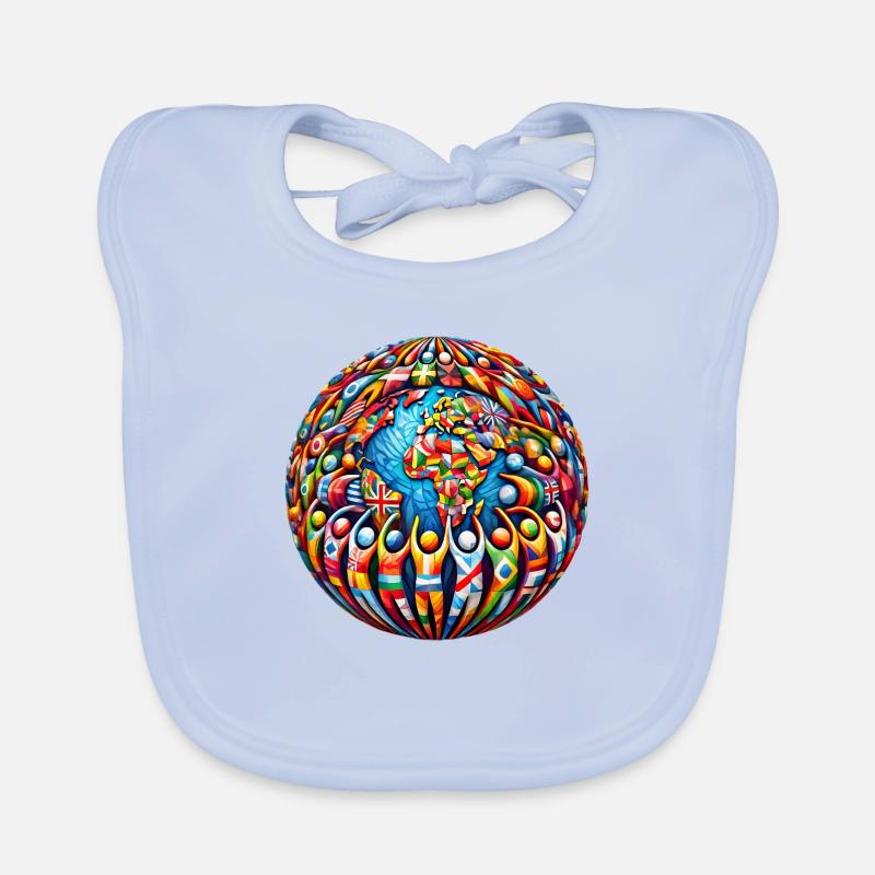 Unity in Diversity – Strong Together Organic Baby Bibs