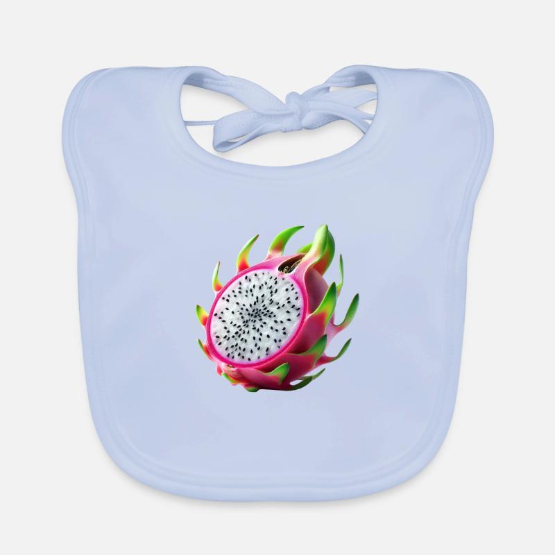 Fruit du dragon – Beauté exotique Bavoir bio Bébé