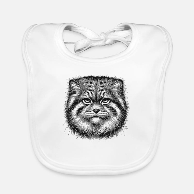 Manul - Baby Bio-Lätzchen - Weiß
