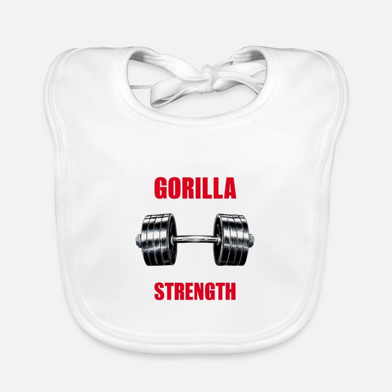 Force du gorille Bavoir bio Bébé
