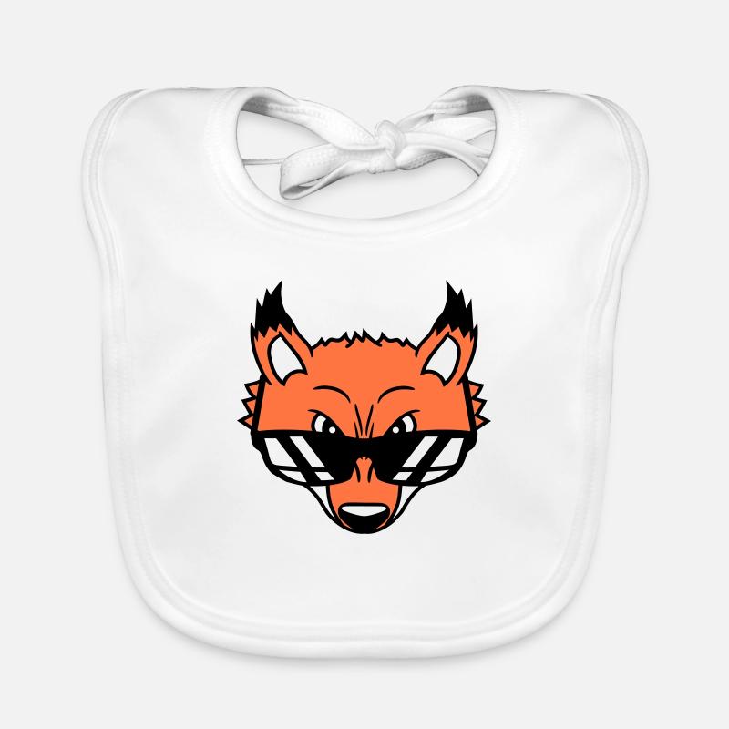 Renard Lunettes de soleil Cool Peeps High Evil Eye Fun Bavoir bio Bébé