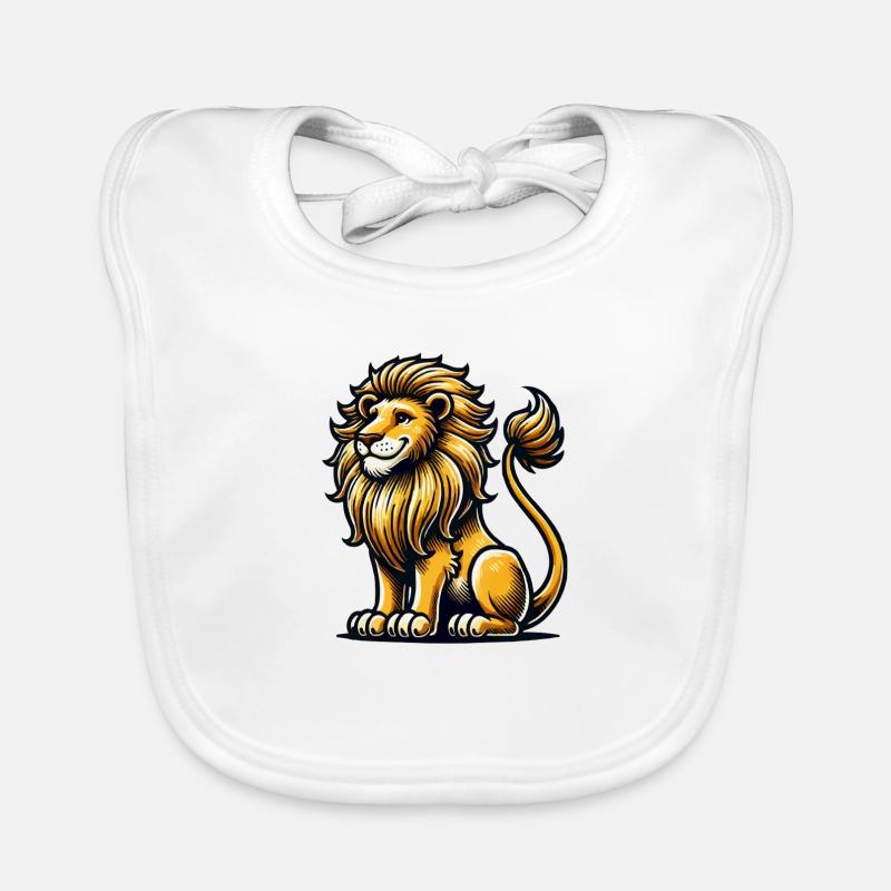 lion Organic Baby Bibs