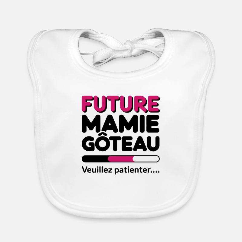 Future Granny Cake Baby Bio-Lätzchen