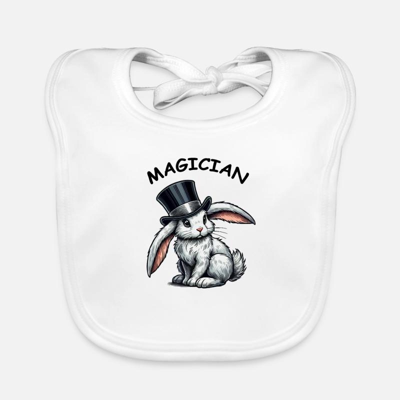 Rabbit Cylinder Organic Baby Bibs