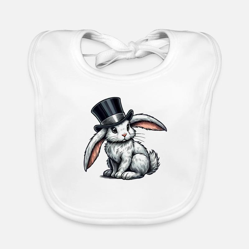 Cylindre de lapin Bavoir bio Bébé