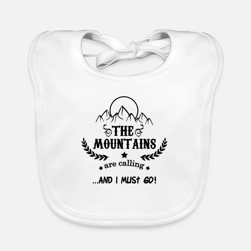 the mountains are calling Baby Bio-Lätzchen