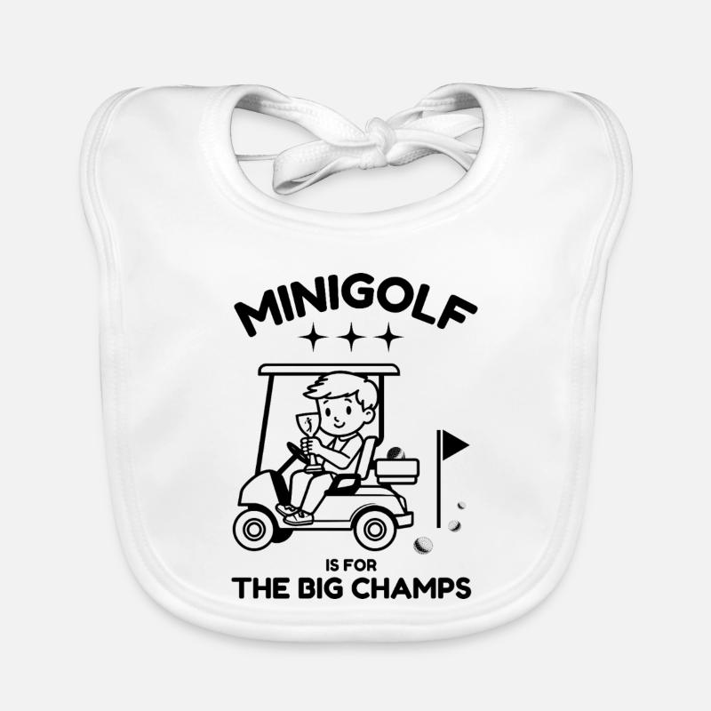 Kinder Minigolf Baby Bio-Lätzchen