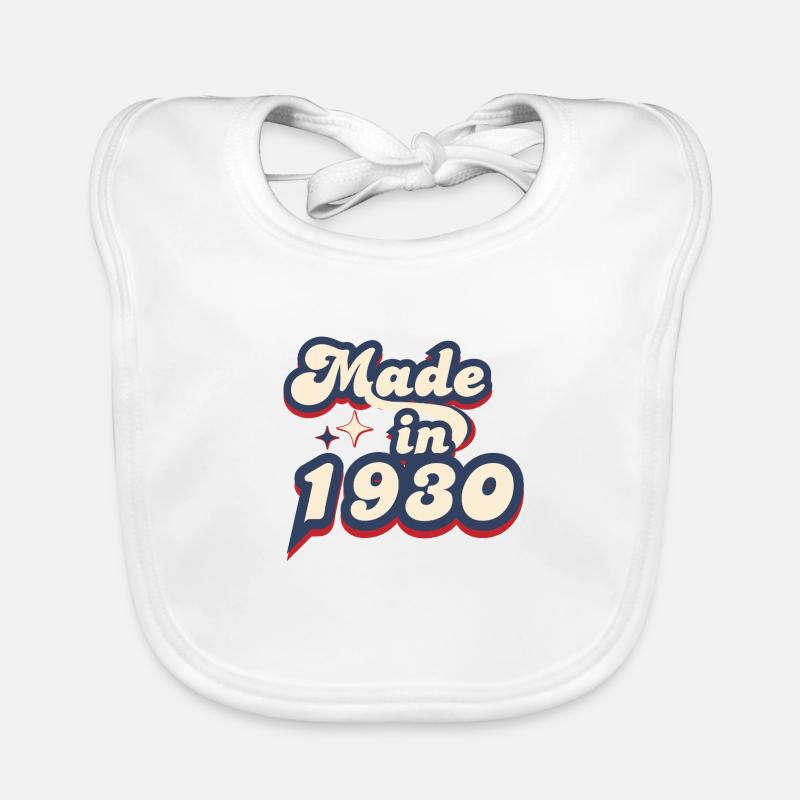 Made in 1930 retro Bavoir bio Bébé