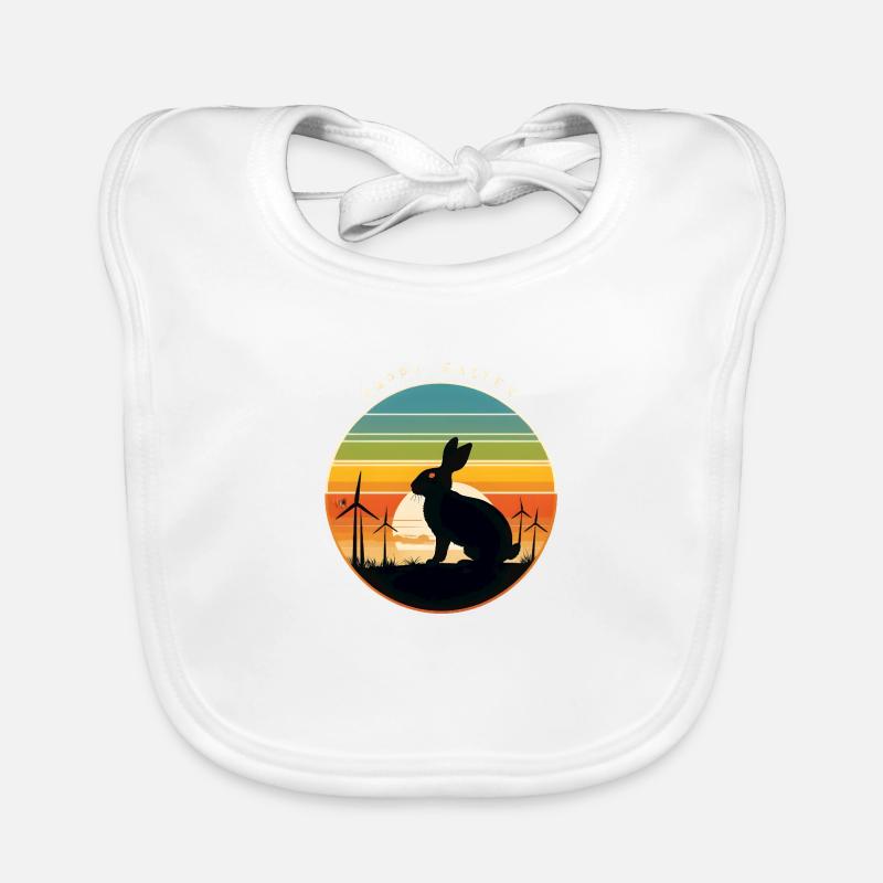 Easter Bunny Organic Baby Bibs
