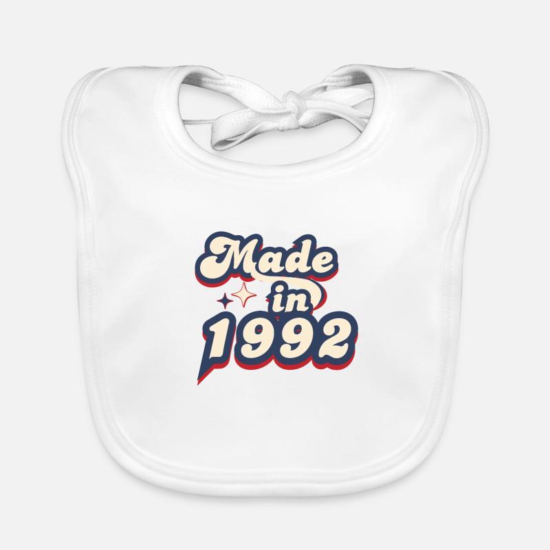 Made in 1992 retro Bavoir bio Bébé