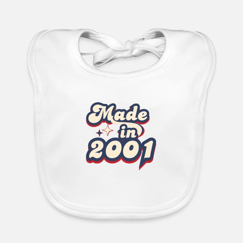 Made in 2001 retro Bavoir bio Bébé