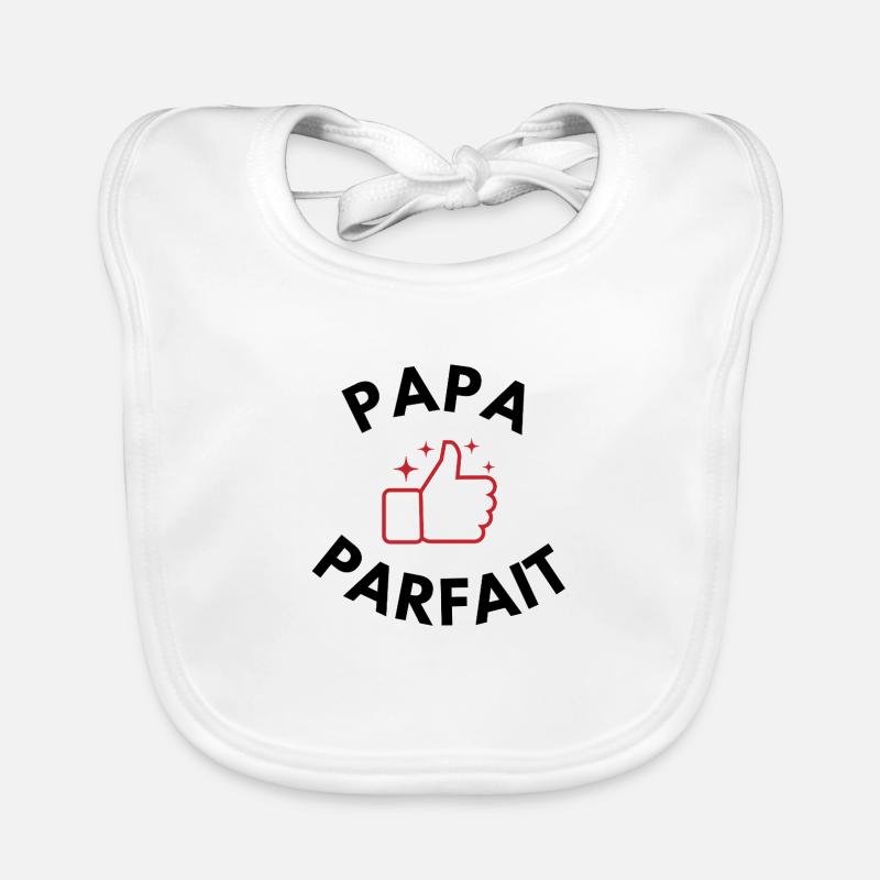 Perfect Dad - Papa Geschenkidee Baby Bio-Lätzchen