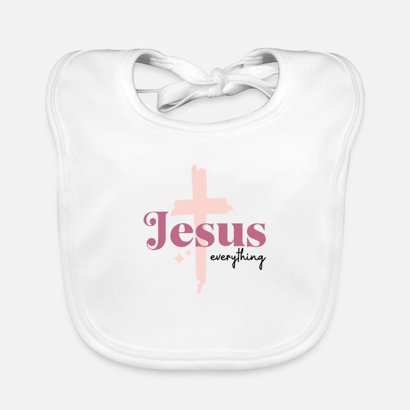 Jesus everything Baby Bio-Lätzchen