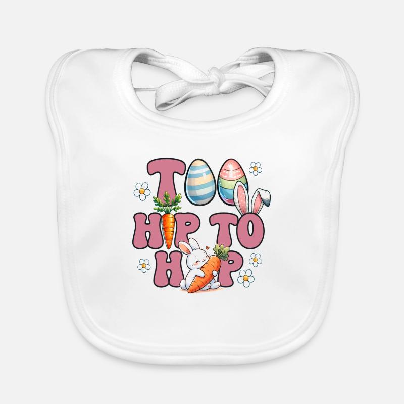 Easter Easter Bunny Easter Eve Easter Sunday Easter Egg Spring Organic Baby Bibs