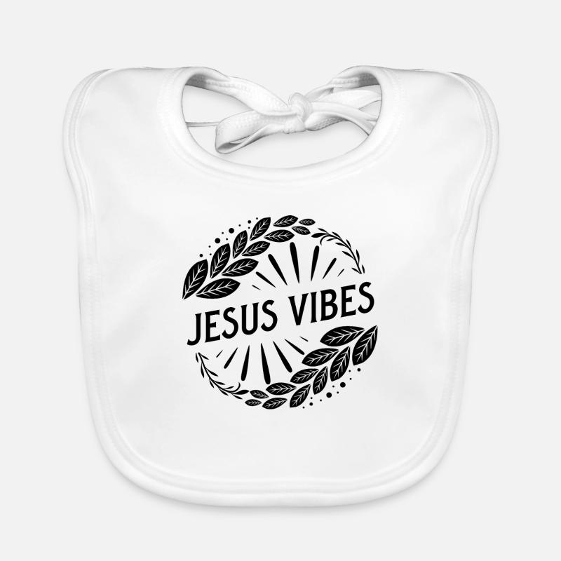 Jesus Vibes Organic Baby Bibs